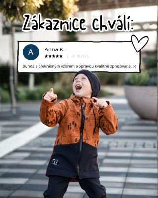 Před pár dny mi na e-shopu přistála recenze od paní Anny na novinku – zimní podšitou softhellovou bundu! 😍 To, že oceníte...