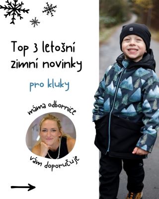 Ani letos jsem nezapomněla na zimní novinky! 🥳 Pojďte se na ně se mnou podívat. Tentokrát pouze novinky pro chlapečky, ale...