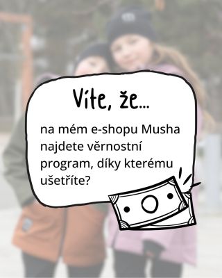 Ano, čtete správně! I na mém e-shopu najdete věrnostní program, díky kterého ušetříte. 😍 Tento program je určen pouze pro...