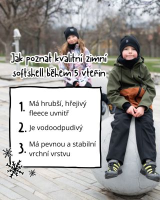 Kdyby existoval rychlotest kvality zimního softshellu, vypadal by přesně takhle. 👇 Tady máte 3 jednoduché znaky, podle...